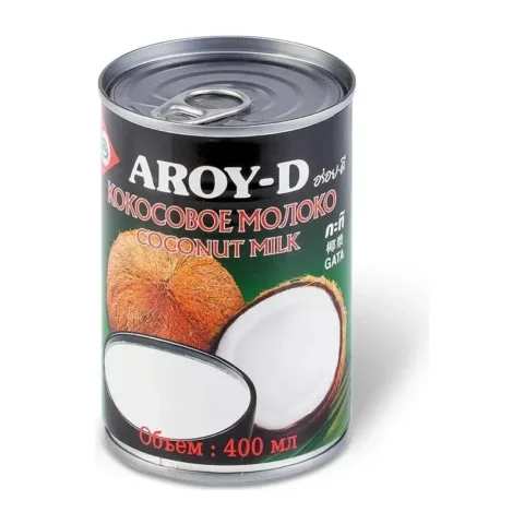 Aroy-D Кокосовое молоко 400 мл в жестяной банке