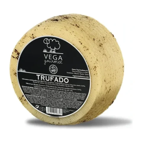 Сыр Манчего выдержанный с трюфелем Vega Mancha круг 3,4 кг
