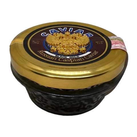 Russian Caspian Икра зернистая осетровая Black Gold 100 г