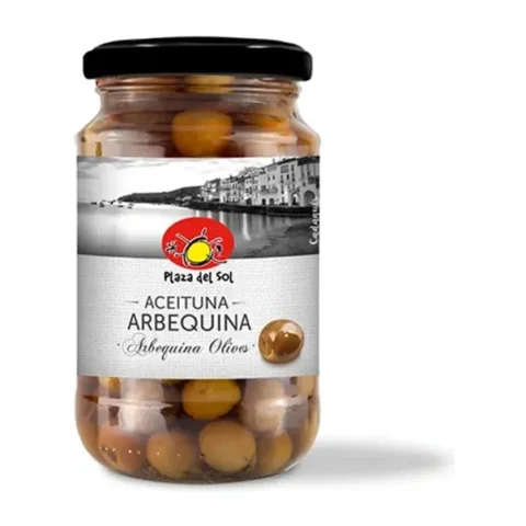 Plaza del Sol Оливки целые арбекина 350 г