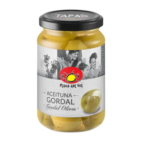 Plaza del Sol Оливки целые гордал 350 г