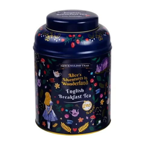 English Tea Чёрный чай Алиса в стране чудес в голубой упаковке 240 пакетиков