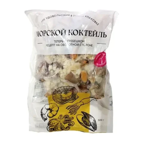 Морской коктейль с гребешком 500 г